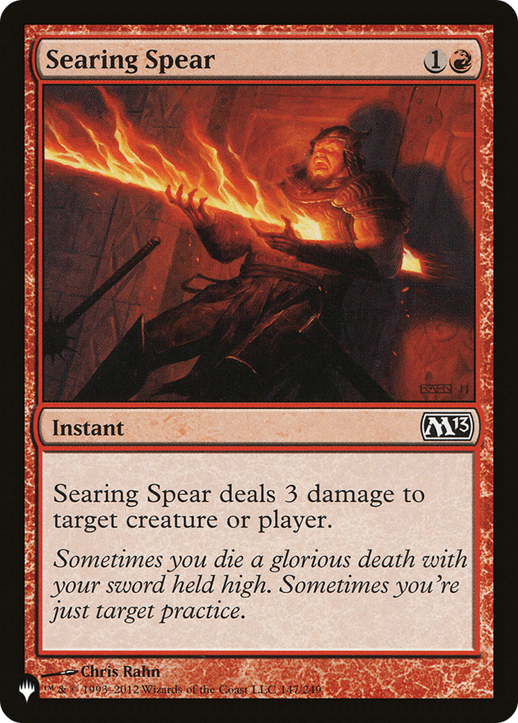 Searing Spear [The List] MTG Single Magic: The Gathering  | Multizone: Comics And Games
