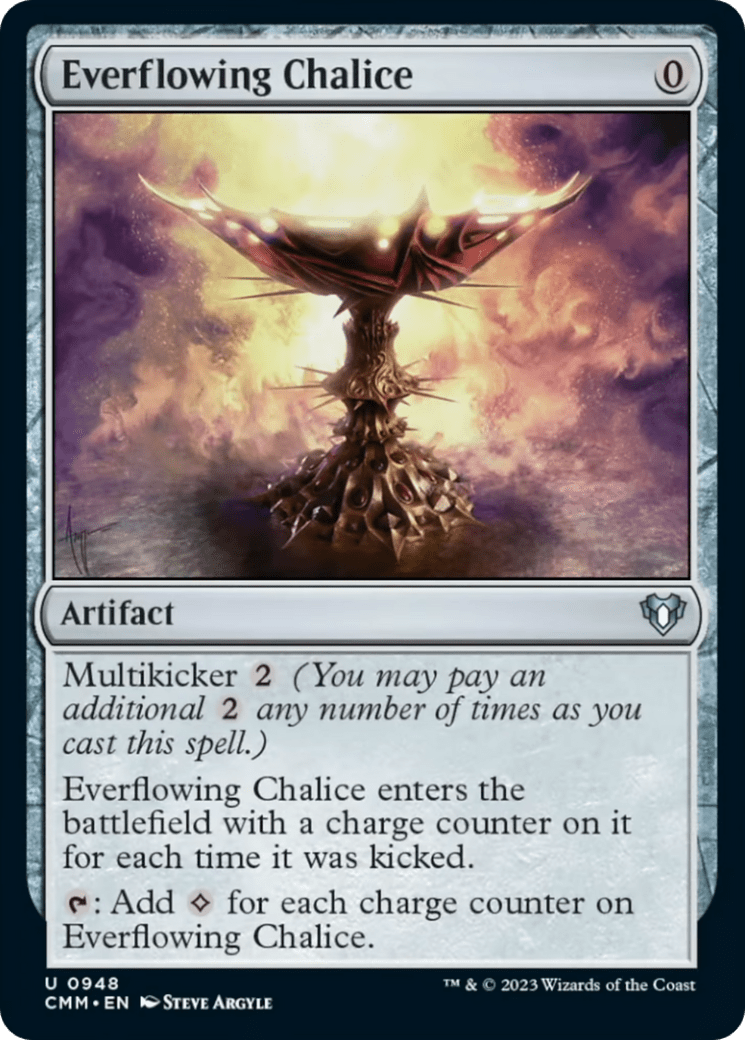 Everflowing Chalice [Commander Masters] MTG Single Magic: The Gathering  | Multizone: Comics And Games