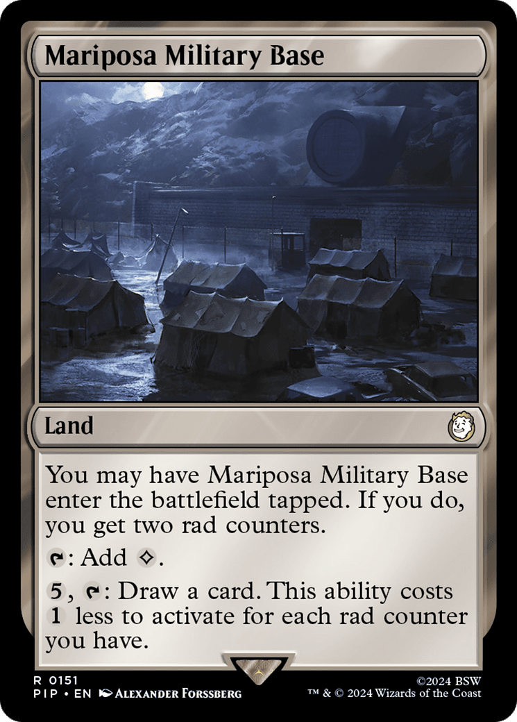 Mariposa Military Base [Fallout] MTG Single Magic: The Gathering  | Multizone: Comics And Games