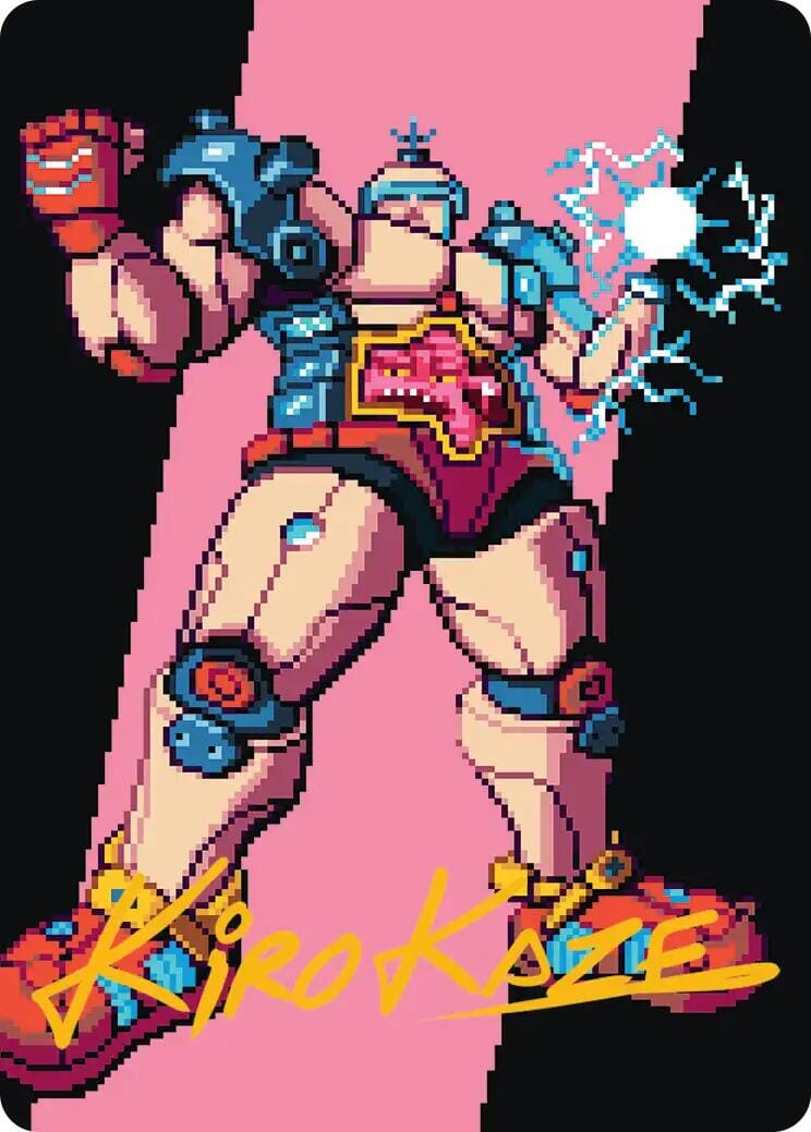 Krang, the All-Powerful Art Card (Gold-Stamped Signature) [Teenage Mutant Ninja Turtles Art Series] MTG Single Magic: The Gathering  | Multizone: Comics And Games
