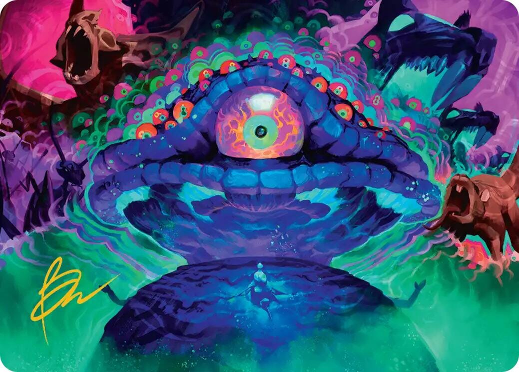 Humongous Fungus Art Card (Gold-Stamped Signature) [Teenage Mutant Ninja Turtles Art Series] MTG Single Magic: The Gathering  | Multizone: Comics And Games