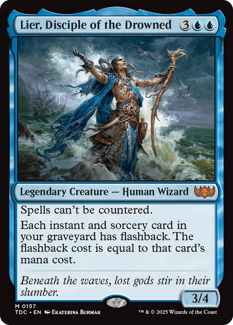 Lier, Disciple of the Drowned [Tarkir: Dragonstorm Commander] MTG Single Magic: The Gathering  | Multizone: Comics And Games