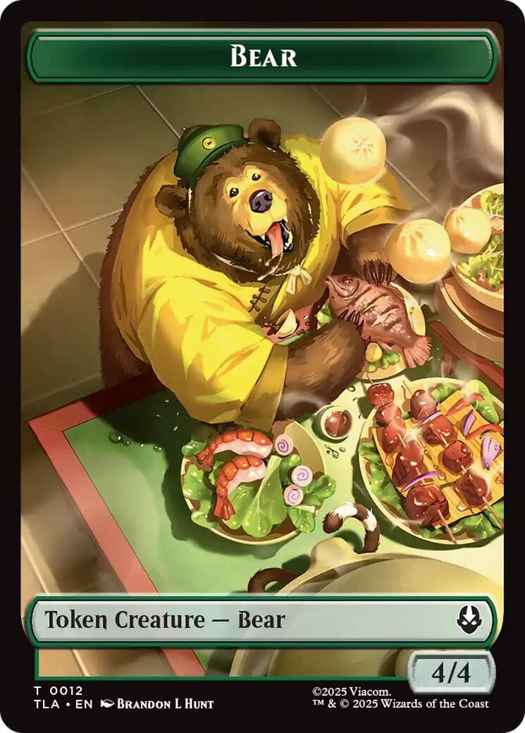 Ally (0006) // Bear Double-Sided Tokens [Avatar: The Last Airbender Tokens] MTG Single Magic: The Gathering  | Multizone: Comics And Games
