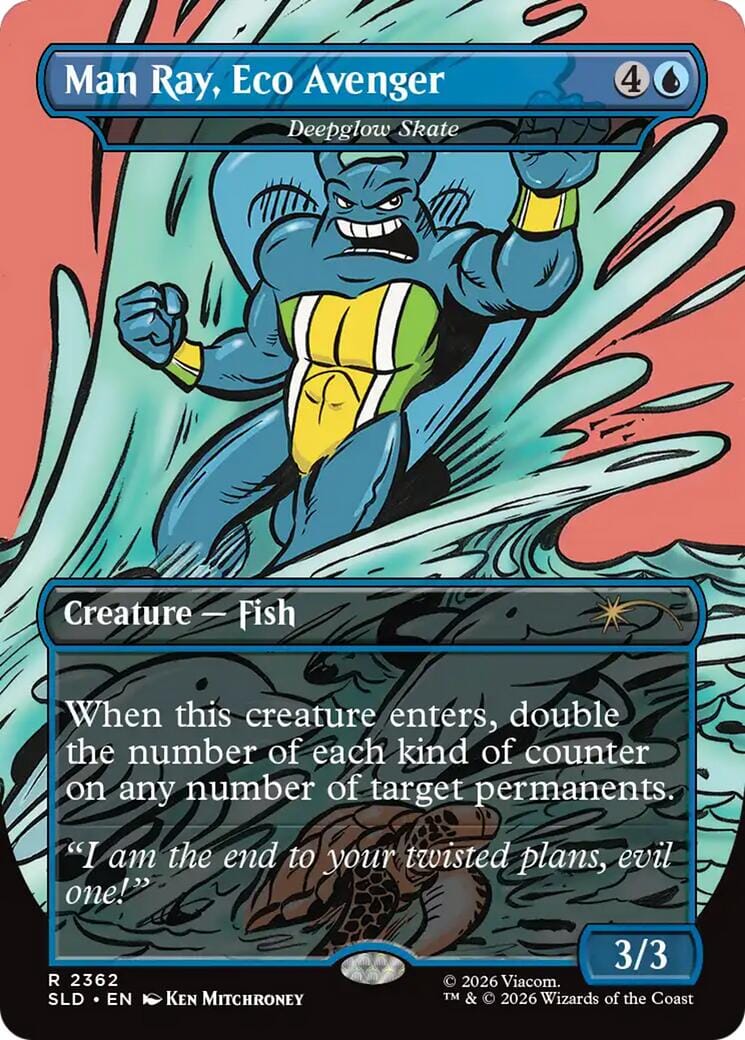 Man Ray, Eco Avenger - Deepglow Skate [Secret Lair Drop Series] MTG Single Magic: The Gathering  | Multizone: Comics And Games