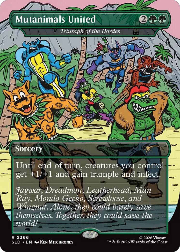 Mutanimals United - Triumph of the Hordes [Secret Lair Drop Series] MTG Single Magic: The Gathering  | Multizone: Comics And Games