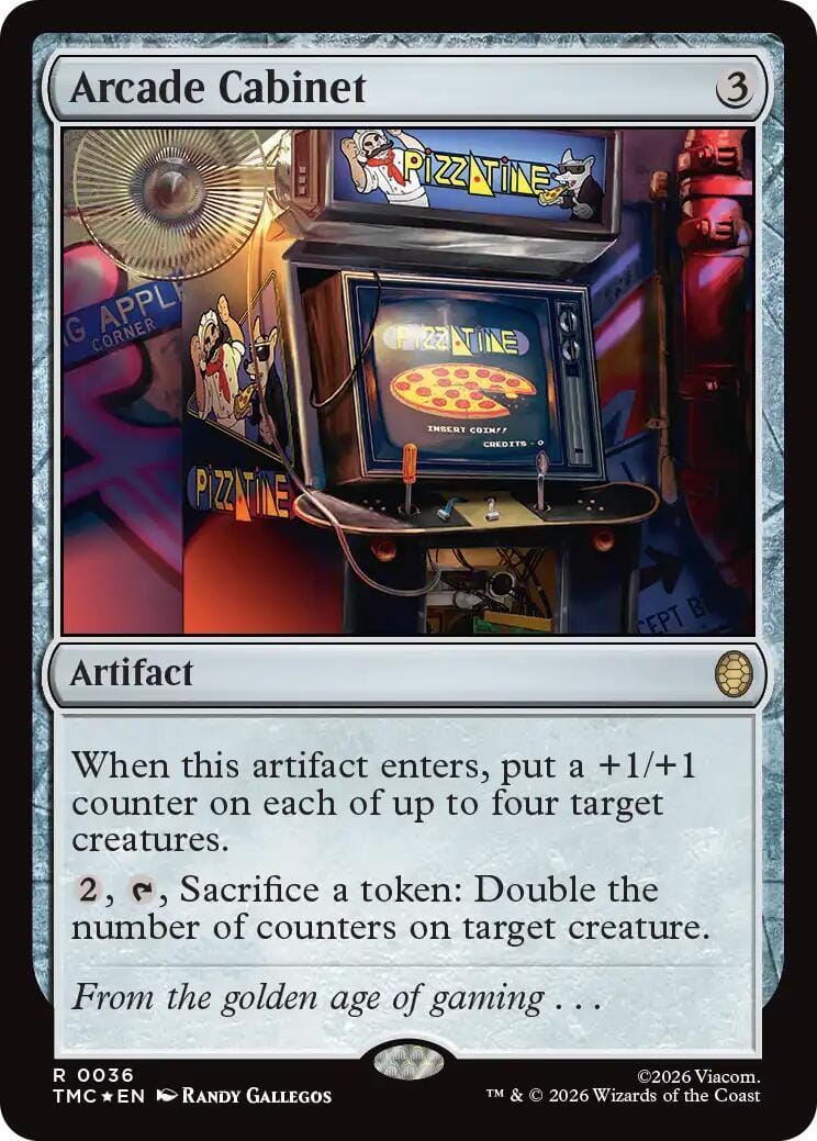 Arcade Cabinet (Surge Foil) [Teenage Mutant Ninja Turtles Commander] MTG Single Magic: The Gathering  | Multizone: Comics And Games