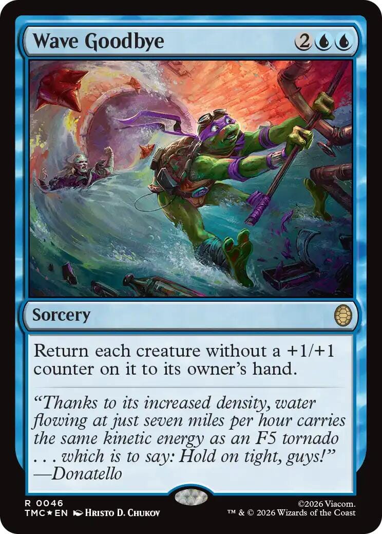 Wave Goodbye (Surge Foil) [Teenage Mutant Ninja Turtles Commander] MTG Single Magic: The Gathering  | Multizone: Comics And Games