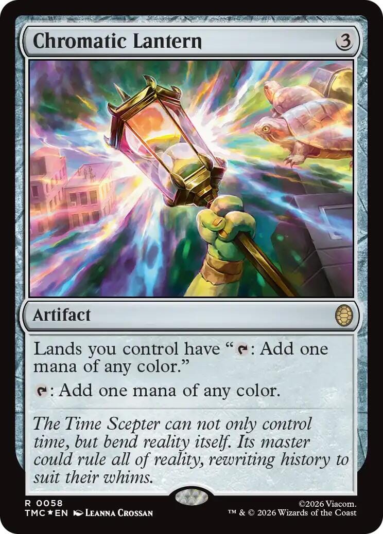 Chromatic Lantern (Surge Foil) [Teenage Mutant Ninja Turtles Commander] MTG Single Magic: The Gathering  | Multizone: Comics And Games