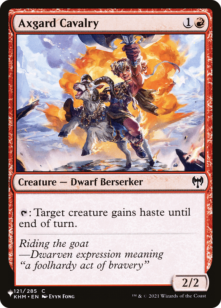 Axgard Cavalry [The List] MTG Single Magic: The Gathering  | Multizone: Comics And Games