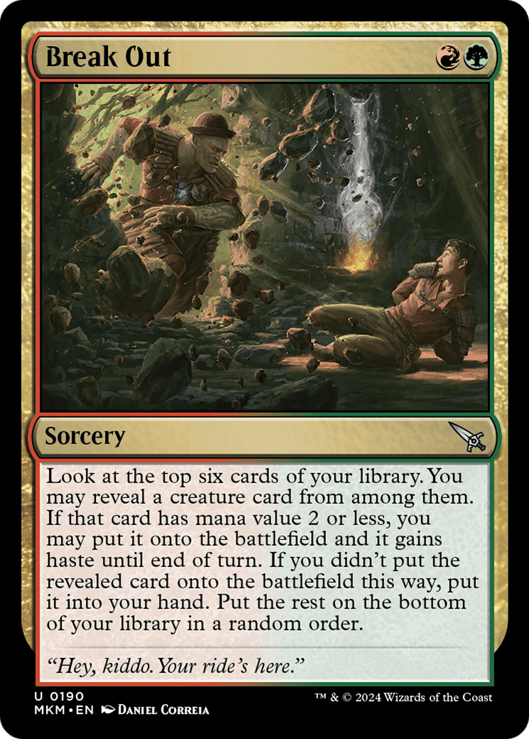 Break Out (White) [Murders at Karlov Manor] MTG Single Magic: The Gathering  | Multizone: Comics And Games
