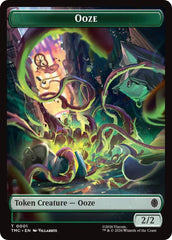 Ooze // Clue Double-Sided Token [Teenage Mutant Ninja Turtles Commander Tokens] MTG Single Magic: The Gathering  | Multizone: Comics And Games