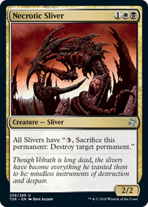 Necrotic Sliver [Time Spiral Remastered] MTG Single Magic: The Gathering  | Multizone: Comics And Games