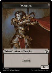Vampire (0006) // Vampire Demon Double-Sided Token [The Lost Caverns of Ixalan Commander Tokens] MTG Single Magic: The Gathering  | Multizone: Comics And Games