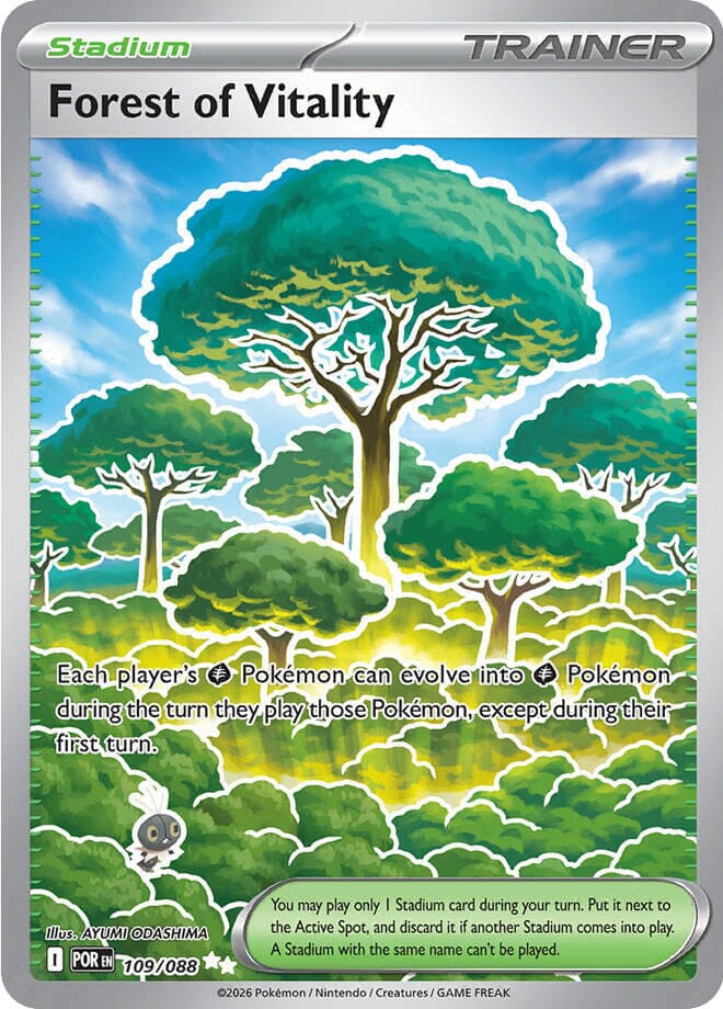 Forest of Vitality (109/088) [Mega Evolution: Perfect Order] Pokemon Single Pokémon  | Multizone: Comics And Games