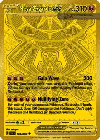 Mega Zygarde ex (124/088) [Mega Evolution: Perfect Order] Pokemon Single Pokémon  | Multizone: Comics And Games