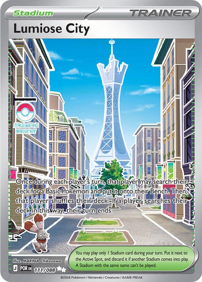 Lumiose City (111/088) [Mega Evolution: Perfect Order] Pokemon Single Pokémon  | Multizone: Comics And Games