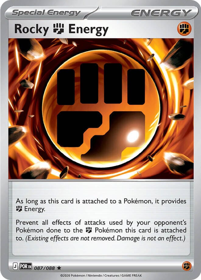 Rocky Fighting Energy (087/088) [Mega Evolution: Perfect Order] Pokemon Single Pokémon  | Multizone: Comics And Games