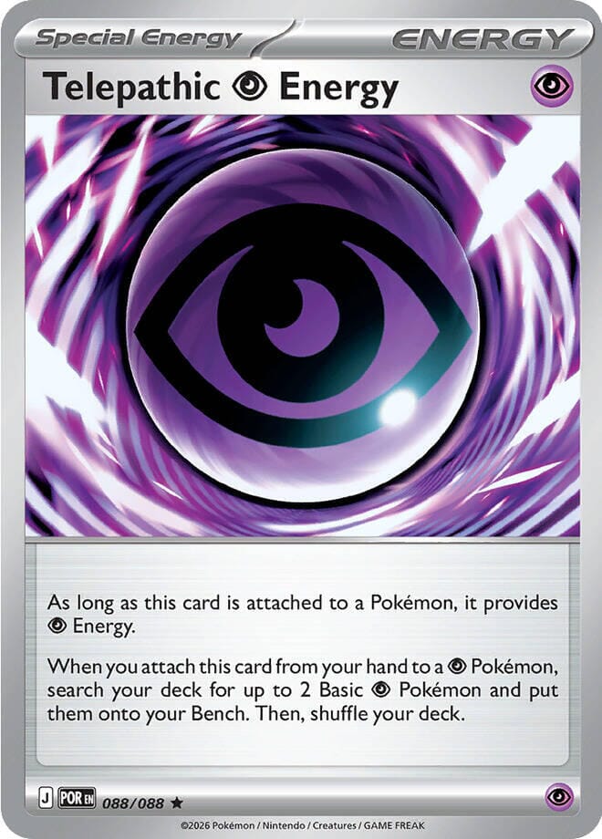 Telepathic Psychic Energy (088/088) [Mega Evolution: Perfect Order] Pokemon Single Pokémon  | Multizone: Comics And Games