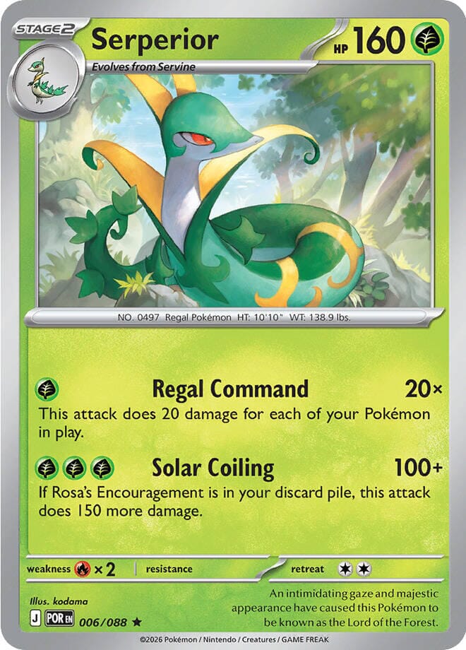 Serperior (006/088) [Mega Evolution: Perfect Order] Pokemon Single Pokémon  | Multizone: Comics And Games