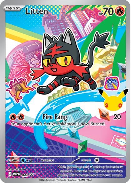 Litten (044) [Mega Evolution Promo] Pokemon Single Pokémon  | Multizone: Comics And Games