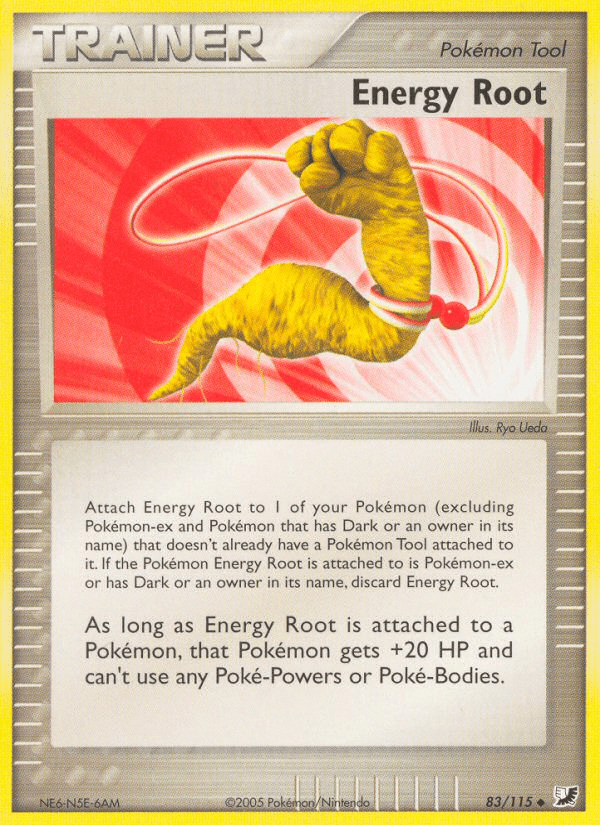 Energy Root (83/115) [EX: Unseen Forces] Pokemon Single Pokémon  | Multizone: Comics And Games