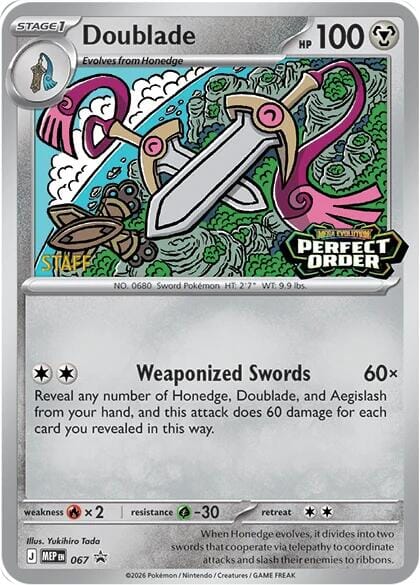 Doublade (067) [Staff] [Mega Evolution Promo] Pokemon Single Pokémon  | Multizone: Comics And Games