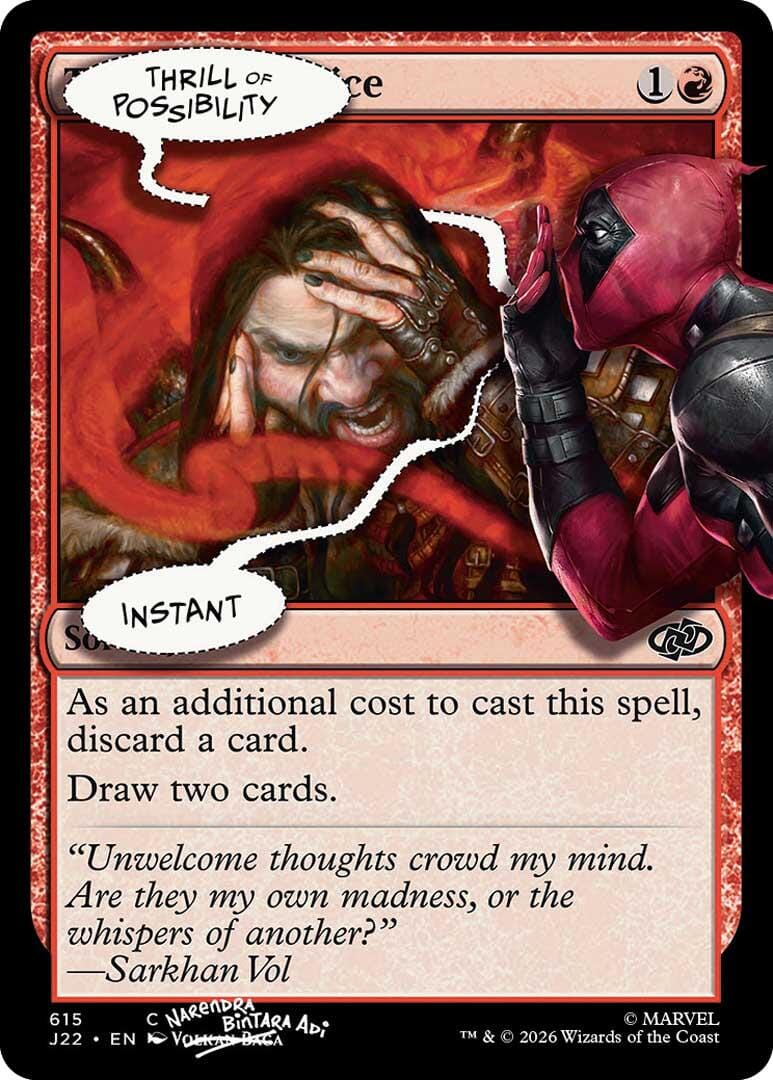 Thrill of Possibility (615) [Secret Lair Drop Series] MTG Single Magic: The Gathering  | Multizone: Comics And Games