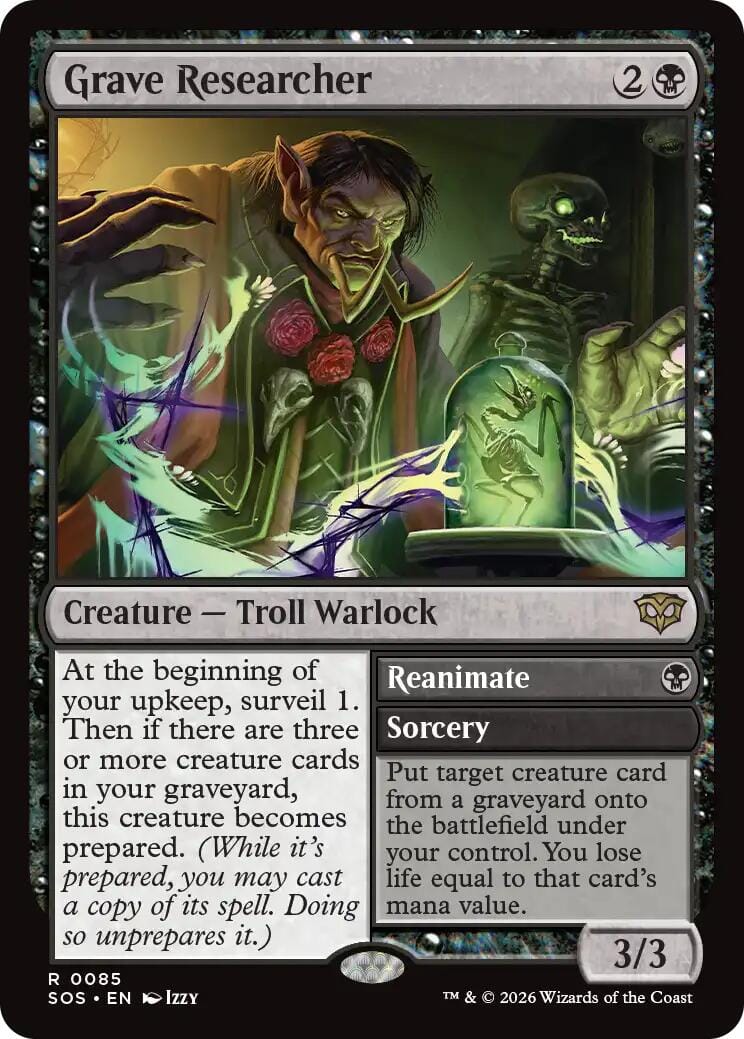 Grave Researcher [Secrets of Strixhaven] MTG Single Magic: The Gathering  | Multizone: Comics And Games