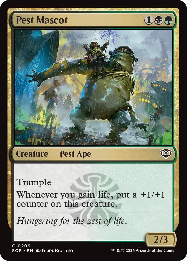 Pest Mascot [Secrets of Strixhaven] MTG Single Magic: The Gathering  | Multizone: Comics And Games