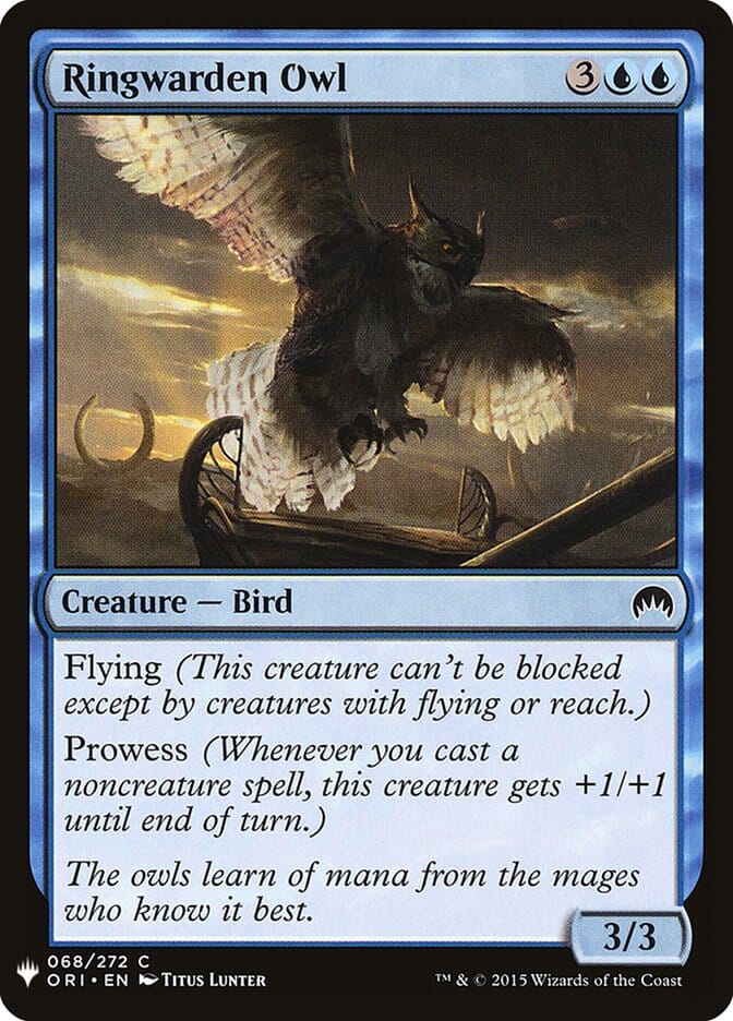 Ringwarden Owl [Mystery Booster] MTG Single Magic: The Gathering  | Multizone: Comics And Games