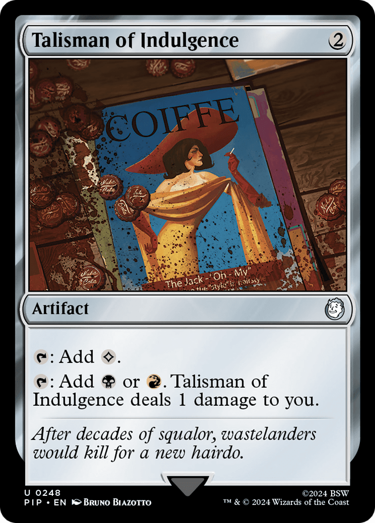 Talisman of Indulgence [Fallout] MTG Single Magic: The Gathering  | Multizone: Comics And Games