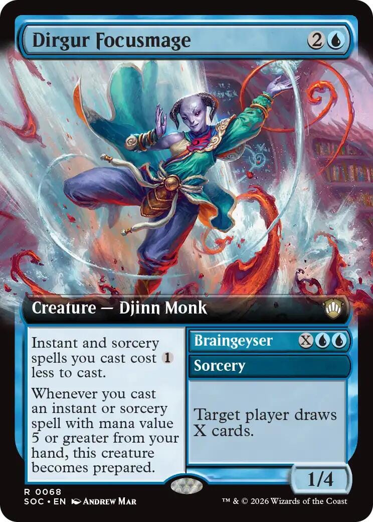Dirgur Focusmage (Extended Art) [Secrets of Strixhaven Commander] MTG Single Magic: The Gathering  | Multizone: Comics And Games