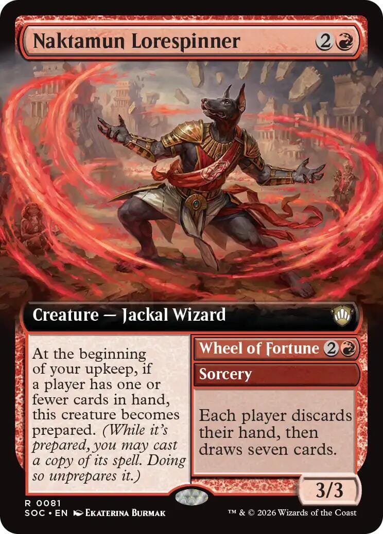 Naktamun Lorespinner (Extended Art) [Secrets of Strixhaven Commander] MTG Single Magic: The Gathering  | Multizone: Comics And Games