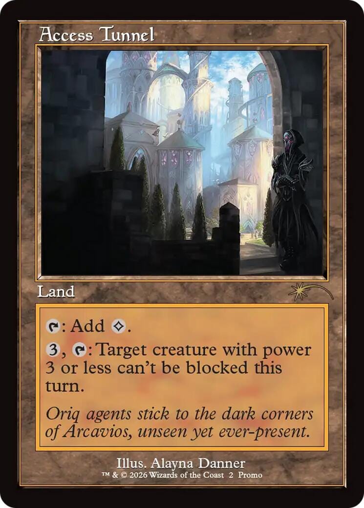 Access Tunnel (Retro Frame) [Wizards Play Network 2026] MTG Single Magic: The Gathering  | Multizone: Comics And Games