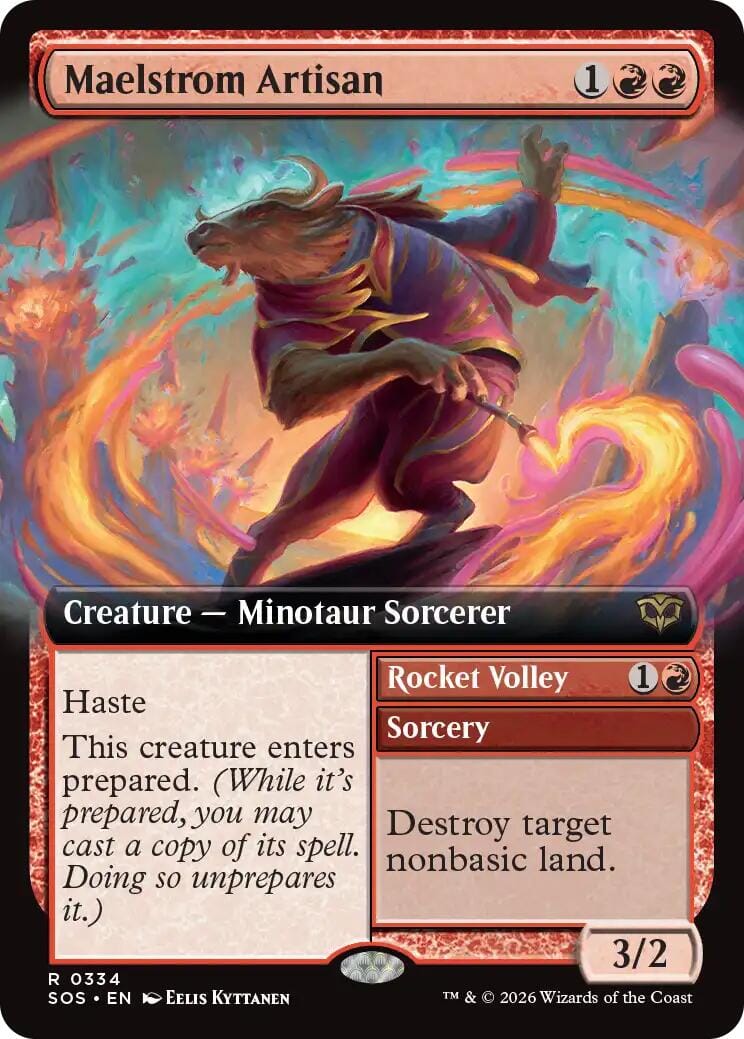 Maelstrom Artisan (Extended Art) [Secrets of Strixhaven] MTG Single Magic: The Gathering  | Multizone: Comics And Games