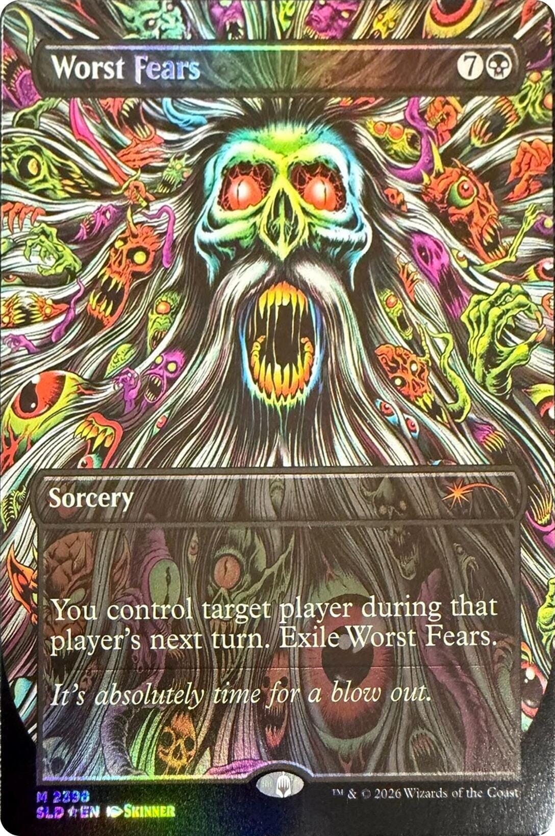 Worst Fears [Secret Lair Drop Series] MTG Single Magic: The Gathering  | Multizone: Comics And Games