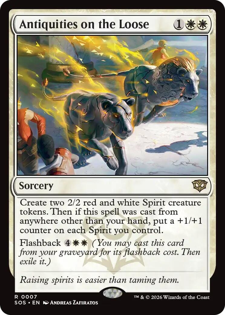 Antiquities on the Loose [Secrets of Strixhaven] MTG Single Magic: The Gathering  | Multizone: Comics And Games