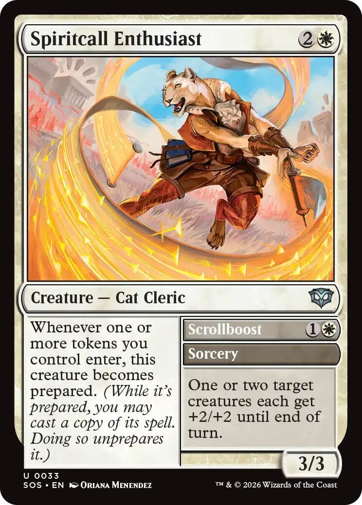 Spiritcall Enthusiast [Secrets of Strixhaven] MTG Single Magic: The Gathering  | Multizone: Comics And Games