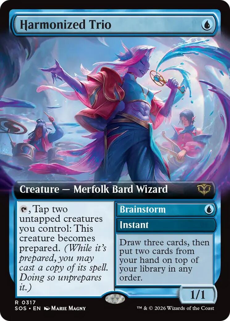 Harmonized Trio (Extended Art) [Secrets of Strixhaven] MTG Single Magic: The Gathering  | Multizone: Comics And Games