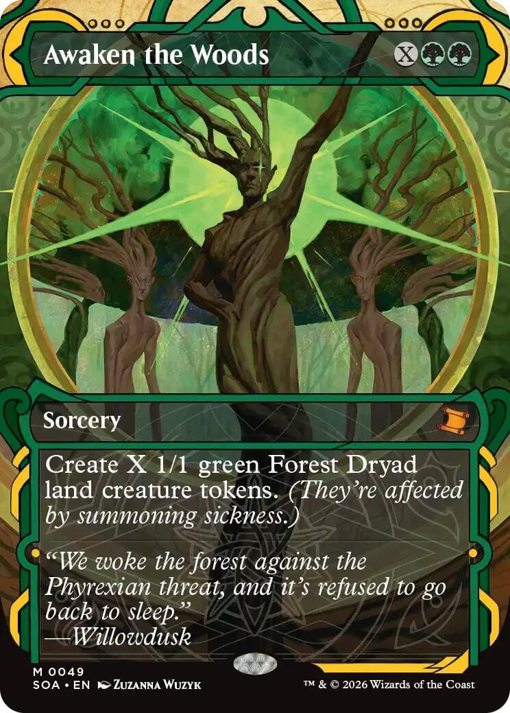 Awaken the Woods [Secrets of Strixhaven: Mystical Archive] MTG Single Magic: The Gathering  | Multizone: Comics And Games