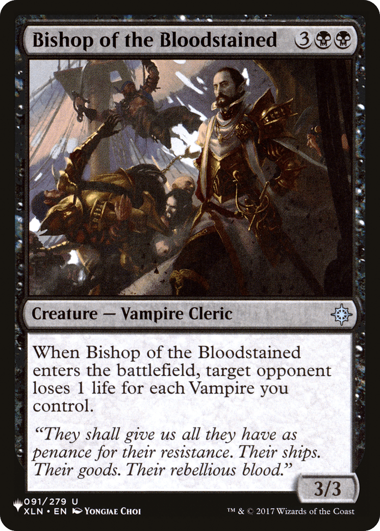 Bishop of the Bloodstained [The List] MTG Single Magic: The Gathering  | Multizone: Comics And Games