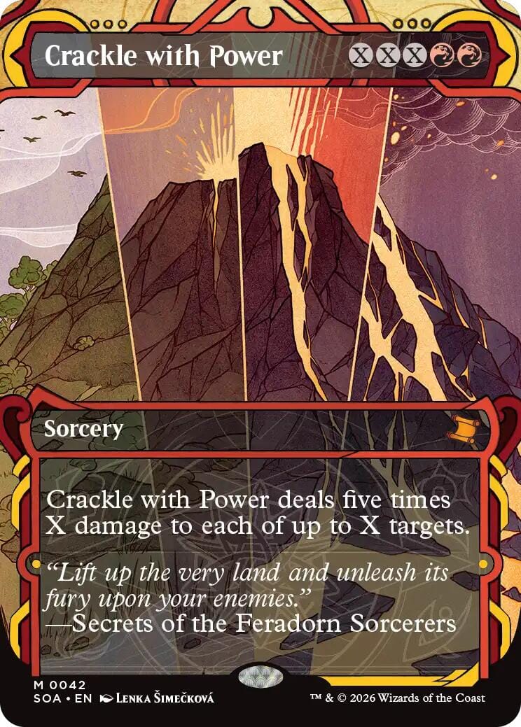 Crackle with Power [Secrets of Strixhaven: Mystical Archive] MTG Single Magic: The Gathering  | Multizone: Comics And Games