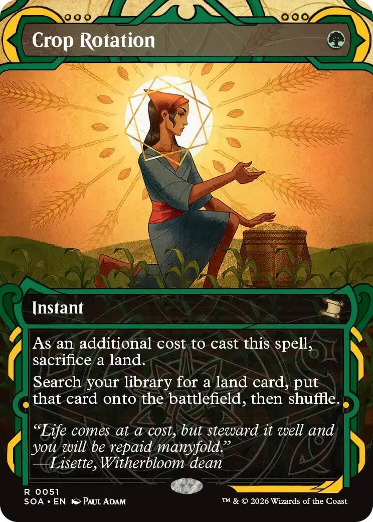 Crop Rotation [Secrets of Strixhaven: Mystical Archive] MTG Single Magic: The Gathering  | Multizone: Comics And Games