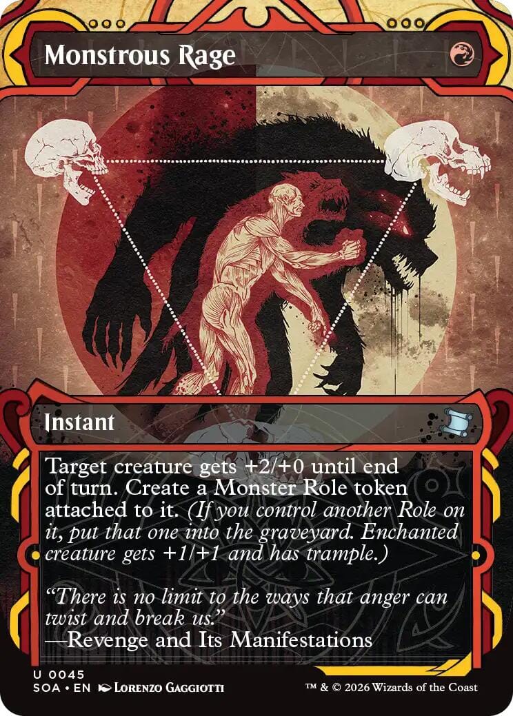 Monstrous Rage [Secrets of Strixhaven: Mystical Archive] MTG Single Magic: The Gathering  | Multizone: Comics And Games