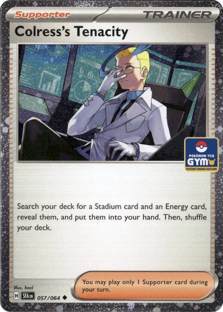 Colress's Tenacity (057/064) (Gym Stamp Asia Exclusive) [Miscellaneous Cards] Pokemon Single Pokémon  | Multizone: Comics And Games