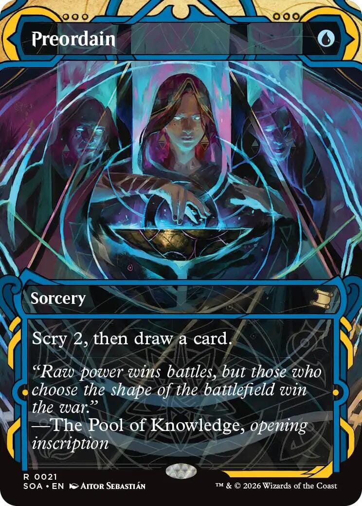 Preordain [Secrets of Strixhaven: Mystical Archive] MTG Single Magic: The Gathering  | Multizone: Comics And Games