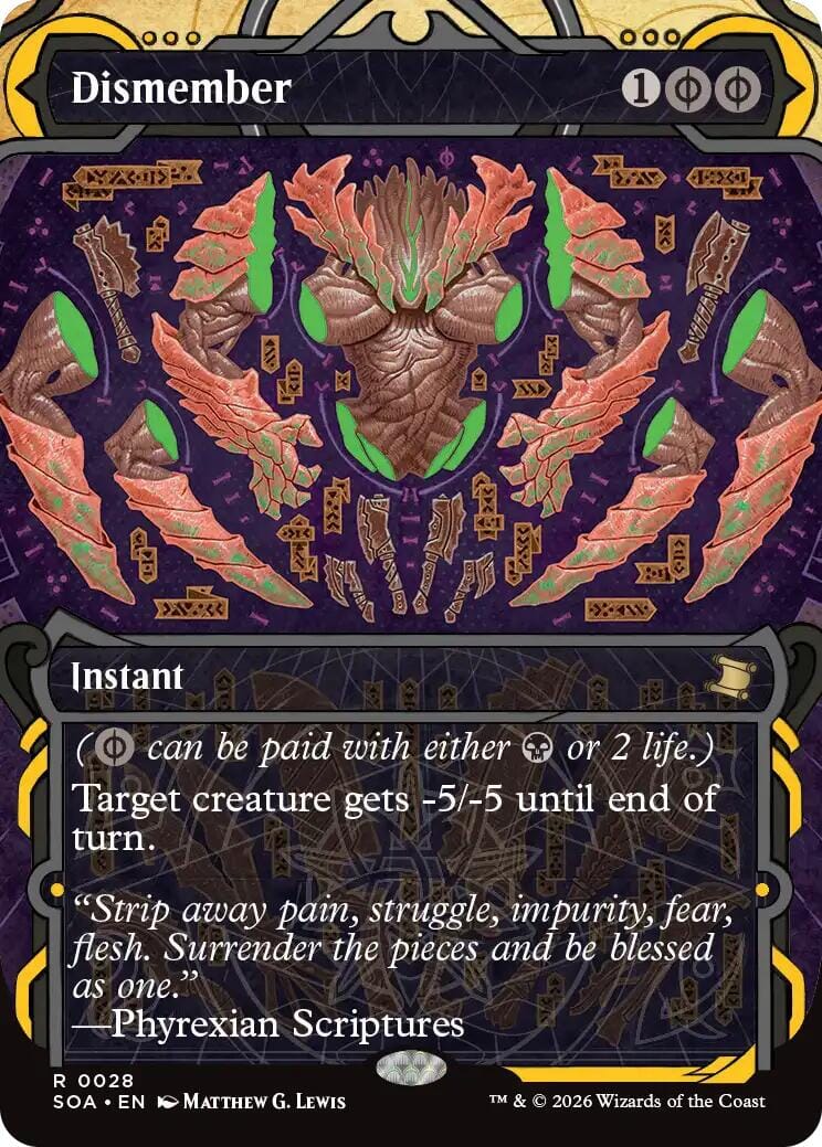 Dismember [Secrets of Strixhaven: Mystical Archive] MTG Single Magic: The Gathering  | Multizone: Comics And Games