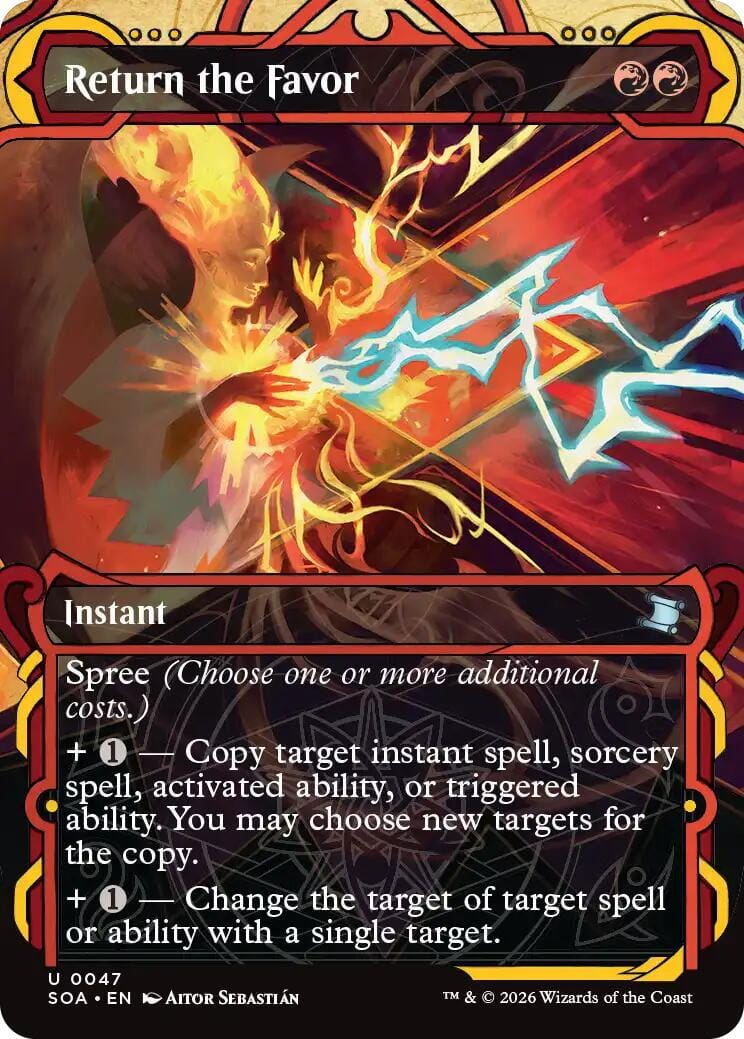Return the Favor [Secrets of Strixhaven: Mystical Archive] MTG Single Magic: The Gathering  | Multizone: Comics And Games