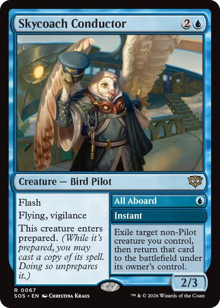 Skycoach Conductor [Secrets of Strixhaven] MTG Single Magic: The Gathering  | Multizone: Comics And Games