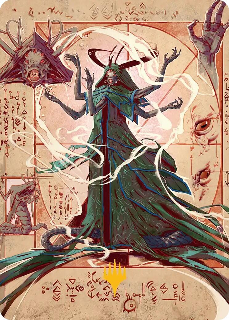 Tragedy Feaster Art Card (Gold-Stamped Planeswalker Symbol) [Secrets of Strixhaven Art Series] MTG Single Magic: The Gathering  | Multizone: Comics And Games